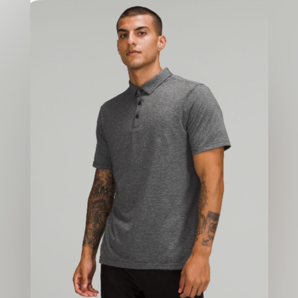 Men’s Lululemon Evolution Short Sleeve Polo Shirt, XL